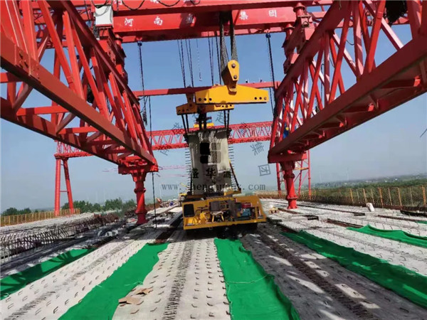 盛华集团丨阳新高速项目260T山东架桥机投入施工
